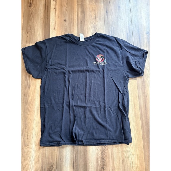 Ross Chastain T-shirt Use Your Melon DUI Black Men's XL Drive Sober - Picture 2 of 5